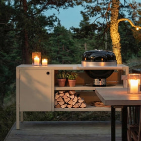 UMAMI moduuli 3, beige + musta pallogrilli NORDIC FLAME 