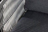 Chania kulmasohva sohvapöydällä - harmaa / akasia