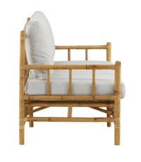 CANE 3-istuttava sohva luonnonvärinen / vaaleanharmaa