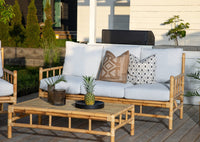 CANE 3-istuttava sohva luonnonvärinen / vaaleanharmaa