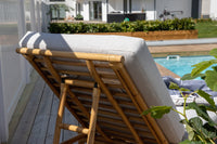 CANE aurinkopatja luonnonvärinen/vaaleanharmaa