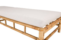 CANE aurinkopatja luonnonvärinen/vaaleanharmaa