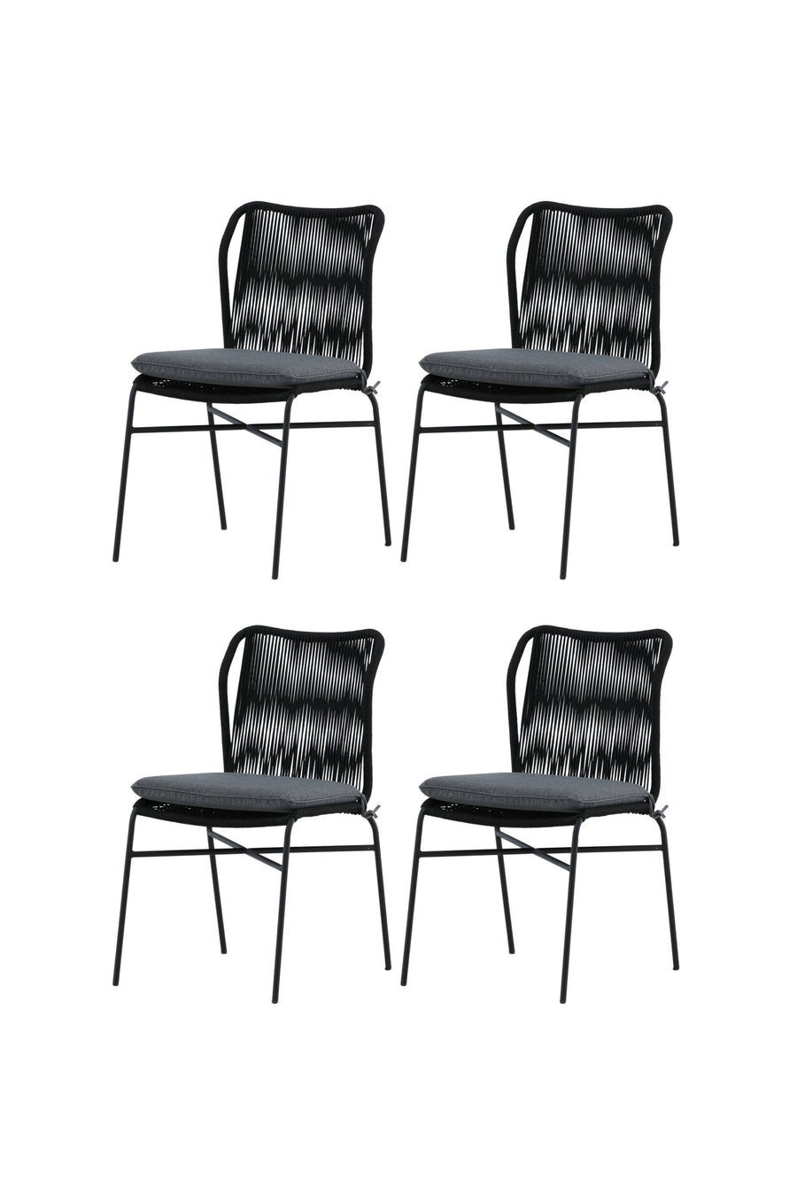 Julian ruokapöytä 4-pack 
