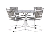 Holmsund ruokailuryhmä - valkoinen / harmaa aintwood