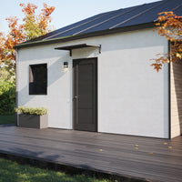 MODERN sisäänkäyntikatto, L130 x D85 x K27,5 cm, musta