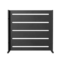 RAMA näkösuoja 1 osa matala, musta, L80 x S30 x K80 cm