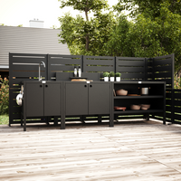 UMAMI ulkokokkipaketti, pesumoduuli, moduuli 1 ja moduuli 2, musta