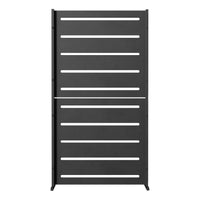 RAMA näkösuoja 1 osio korkea, musta, L80 x S30 x K153 cm