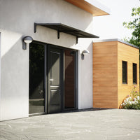 MODERN sisäänkäyntikatto, L200 x S85 x K27,5 cm, musta