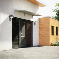 MODERN sisäänkäyntikatto, L200 x D85 x H27,5 cm, harmaa