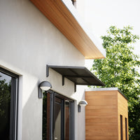 MODERN sisäänkäyntikatto, L200 x S85 x K27,5 cm, musta