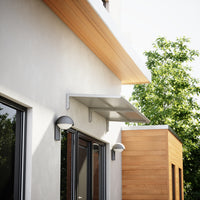 MODERN sisäänkäyntikatto, L200 x D85 x H27,5 cm, harmaa