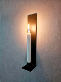 Seinäkattoteline kynttilöille