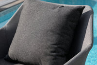 SPOGA Sohvaryhmä sohvapöydällä musta/harmaa