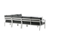 RAMOS Kulmasohvaryhmä valkoinen/harmaa