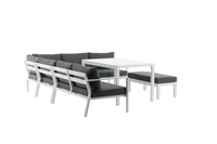 RAMOS Kulmasohvaryhmä valkoinen/harmaa