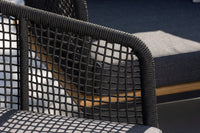 Andorra-sohvasetti sohvapöydällä - musta / harmaa