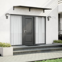 MODERN sisäänkäyntikatto, L260 x D85 x H27,5 cm, musta