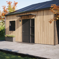 MODERN sisäänkäyntikatto, L200 x S85 x K27,5 cm, musta