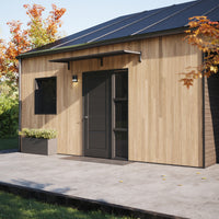 MODERN sisäänkäyntikatto, L260 x D85 x H27,5 cm, musta