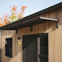 MODERN sisäänkäyntikatto, L260 x D85 x H27,5 cm, musta