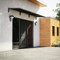 MODERN sisäänkäyntikatto, L390 x D85 x H27,5 cm, musta