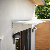 MODERN sisäänkäyntikatto, L390 x D85 x H27,5 cm, harmaa