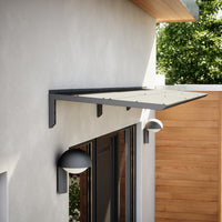 MODERN sisäänkäyntikatto, L390 x D85 x H27,5 cm, musta