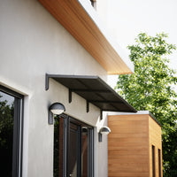 MODERN sisäänkäyntikatto, L390 x D85 x H27,5 cm, musta