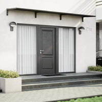 MODERN sisäänkäyntikatto, L390 x D85 x H27,5 cm, musta