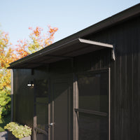 MODERN sisäänkäyntikatto, L390 x D85 x H27,5 cm, musta