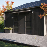 MODERN sisäänkäyntikatto, L300 x D85 x H27,5 cm, harmaa