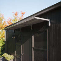 MODERN sisäänkäyntikatto, L300 x D85 x H27,5 cm, harmaa