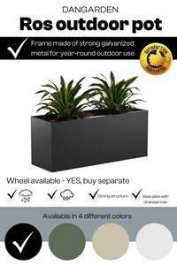 ROS ulkoruukut 4 kpl pakkaus