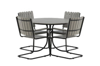 Holmsund ruokailuryhmä - musta / harmaa