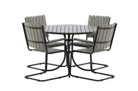 Holmsund ruokailuryhmä - musta / harmaa