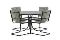 Holmsund ruokailuryhmä - musta / harmaa