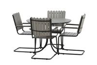 Holmsund ruokailuryhmä - musta / harmaa