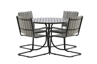 Holmsund ruokailuryhmä - musta / harmaa