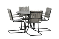 Holmsund ruokailuryhmä - musta / harmaa