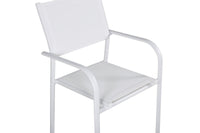 Santorini käsinojatuoli 2 kpl (pinottava)