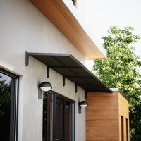 MODERN sisäänkäyntikatto, L400 x D85 x H27,5 cm, musta