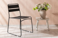 Lina ruokatuoli 2-pakkaus - musta