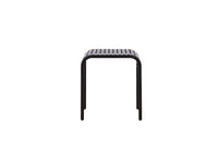 Borneo kahvitabletti alumiini - musta / neliö 70*70*