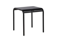 Borneo kahvitabletti alumiini - musta / neliö 70*70*