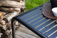 Borneo kahvitabletti alumiini - musta / neliö 70*70*