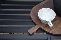 Borneo kahvitabletti alumiini - musta / neliö 70*70*