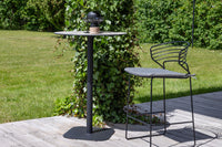 Milano baaripöytä metalli - musta / pyöreä ø70