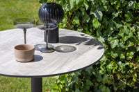 Milano baaripöytä metalli - musta / pyöreä ø70