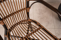 Galera ruokatuoli - ruskea / alumiini